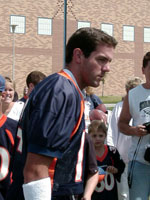 Brian Griese signing autographs