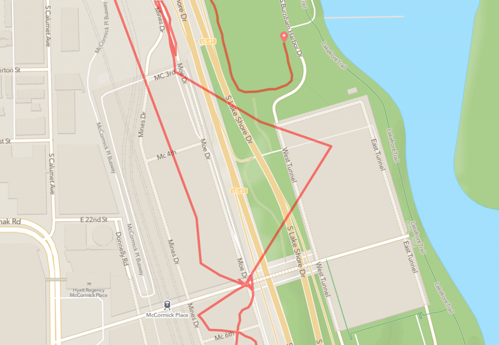 Interesting RunKeeper route