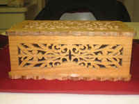 Front view of Jewelry box